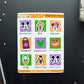 Halloween Friends Polaroid Stickers