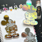 Scary Skeleton  / Foiled Sticker Die Cut