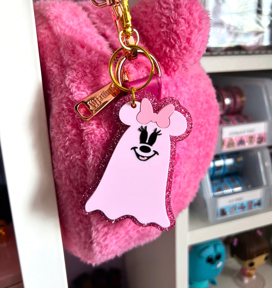 Pink Magical Ghost / Bag Charm