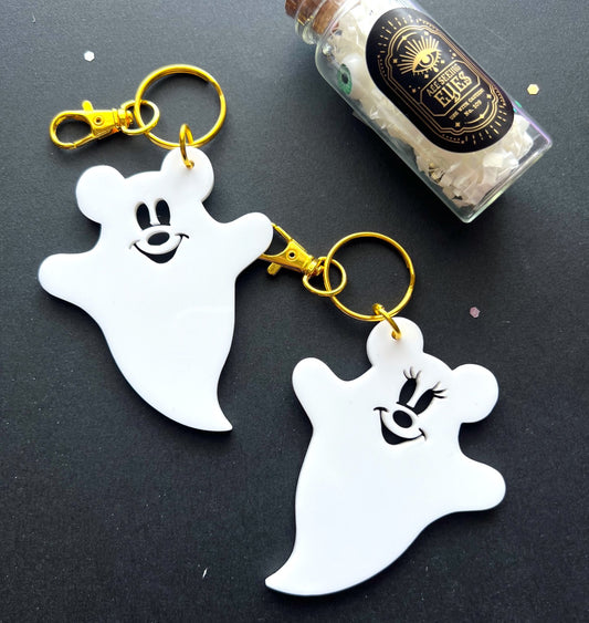 FLAT Magical Ghosts Keychain / Bag Charm