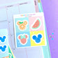 $2 TUES / Magical Fruit Salad Mini Boxes Sticker Sheet