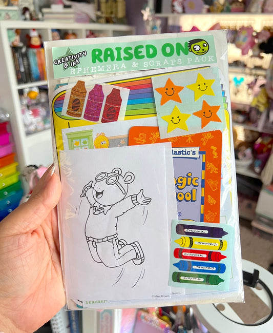 Raised on EPHEMERA & SCRAPS Pack (LIMITED)