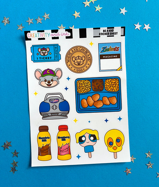 Be a Kid / Sticker Sheet