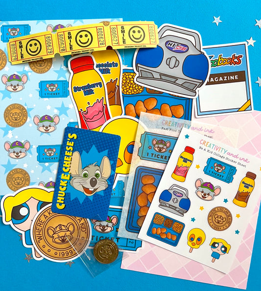 NEW! Be a Kid / Collage & Sticker Pack