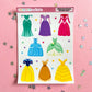 Dresses / Sticker Sheet