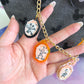 Skeleton Party Large Acrylic Bag Chain