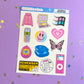 Y2K Vibes #3 / Sticker Sheet