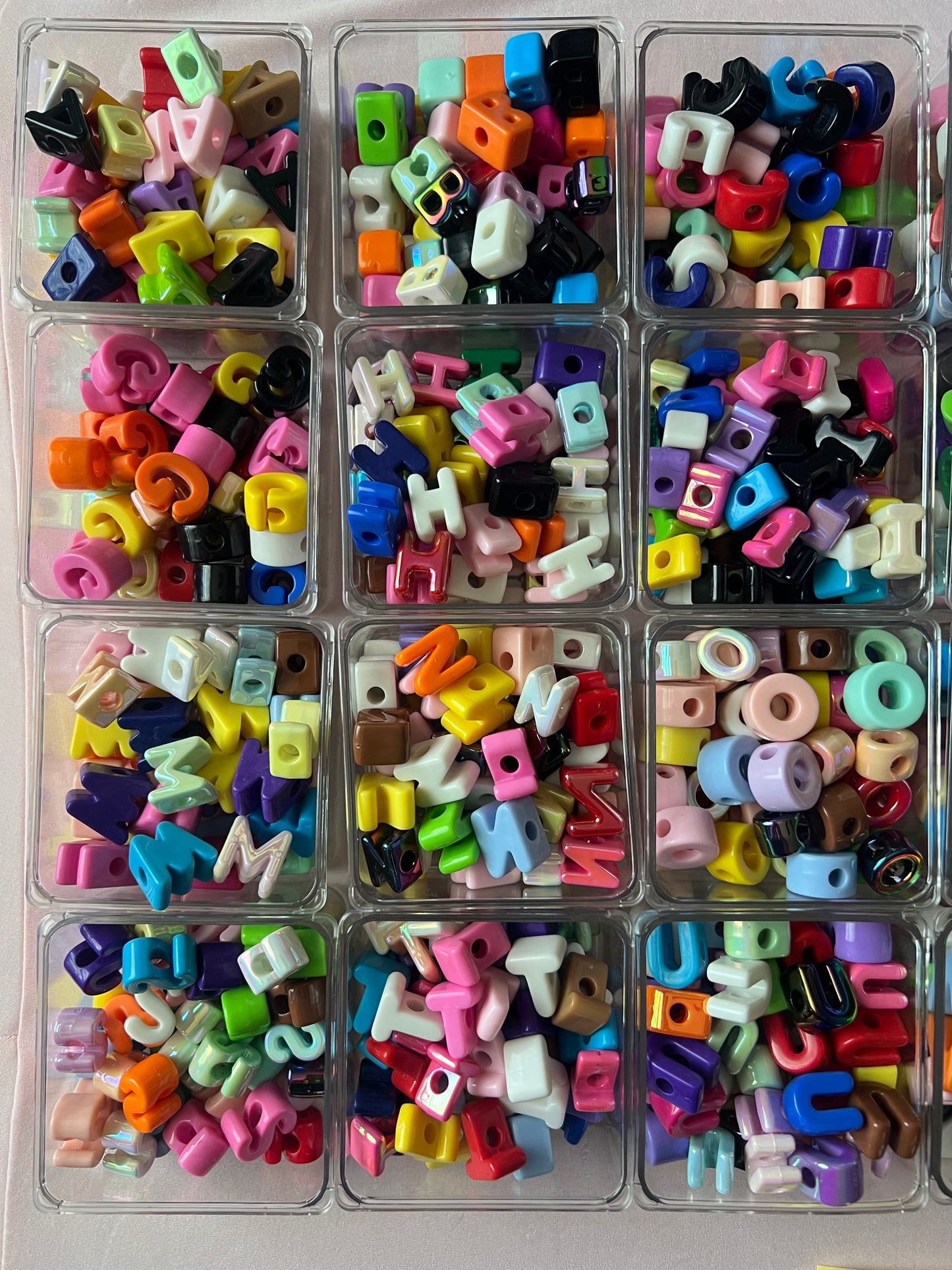 (LIVE) Chunky Letter Bar: 8 Letters / 6 Beads