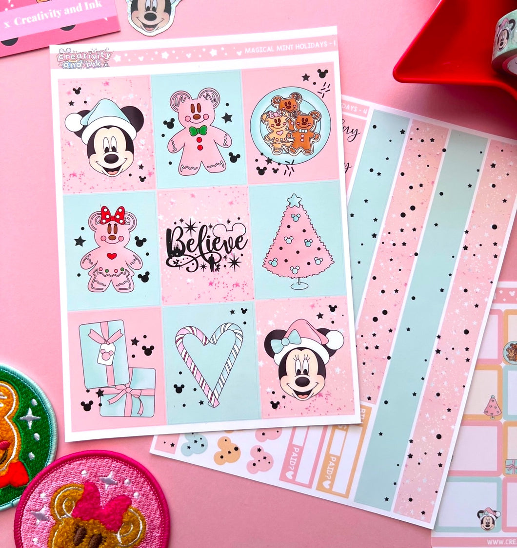 Magical Mint Holiday / Sticker Kit