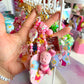 Handmade Fancy & Chunky Beaded Bag Charm - #23 (LIMITED)