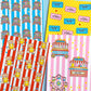 Junk Carnival / FULL PAGE Sticker Paper Pack
