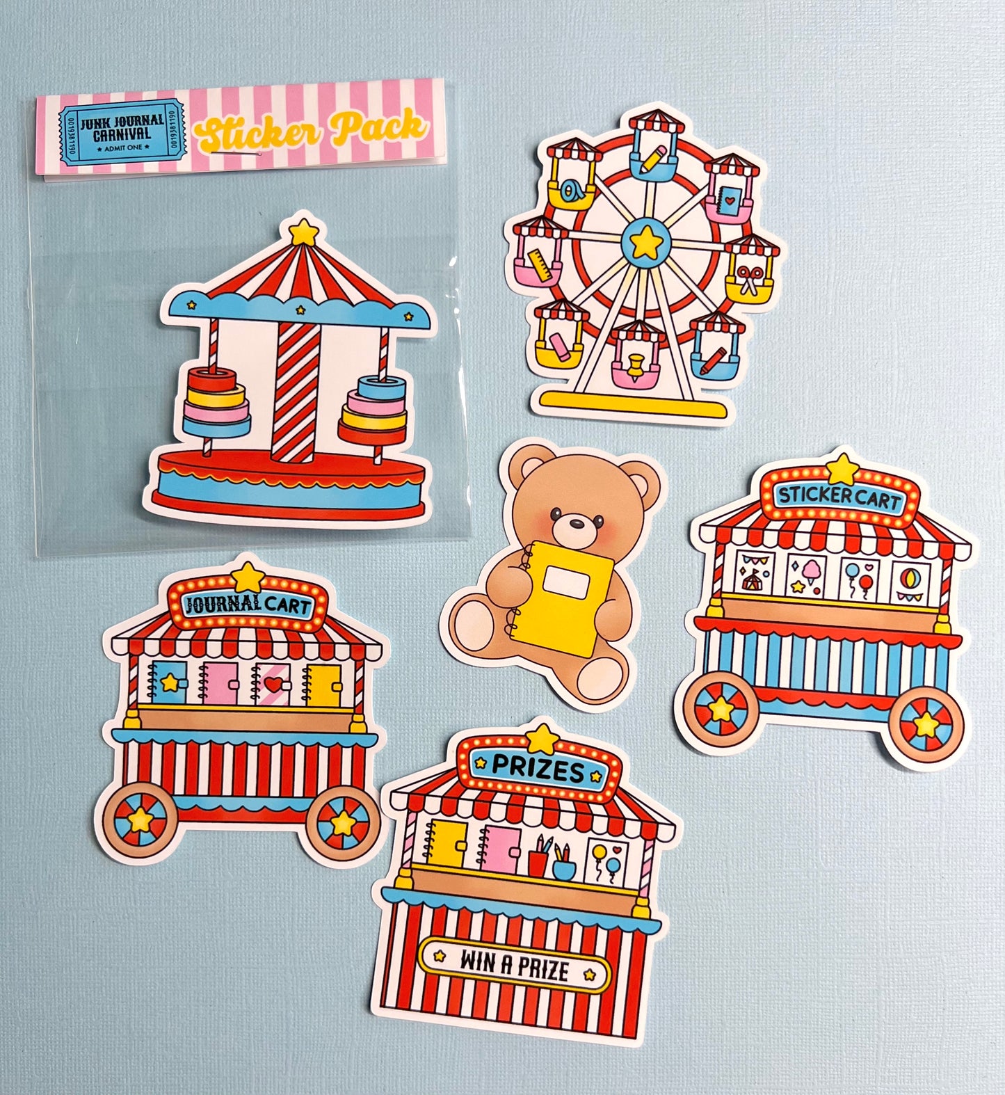 Junk Carnival Sticker Pack