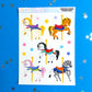 Carousel Horses / Sticker Sheet