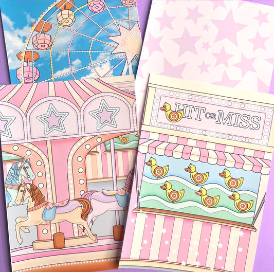 Carnival / FULL PAGE Sticker Paper Pack