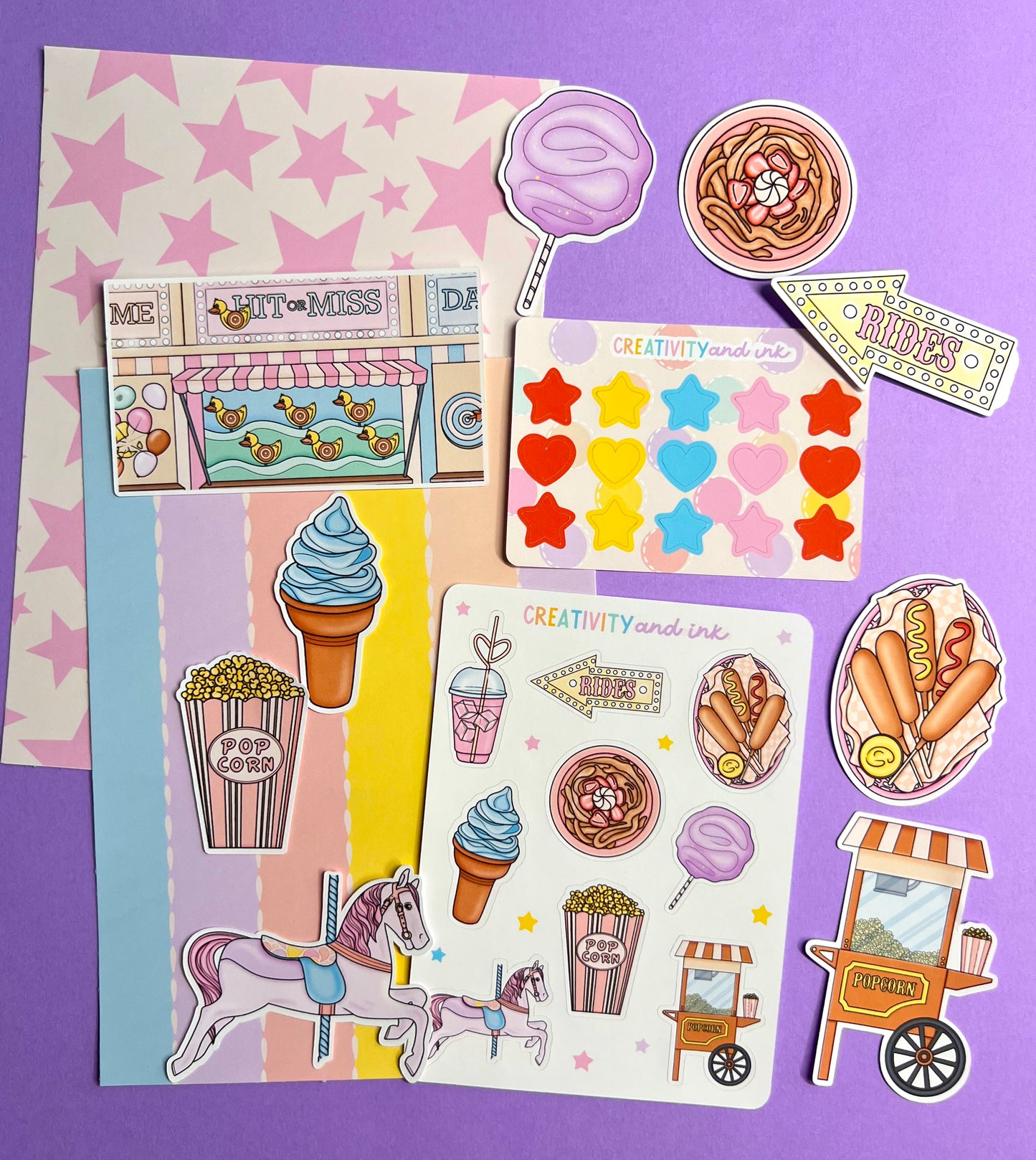 Carnival Fun / Junk Journal Kit