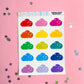Rainbow Clouds / Sticker Sheet