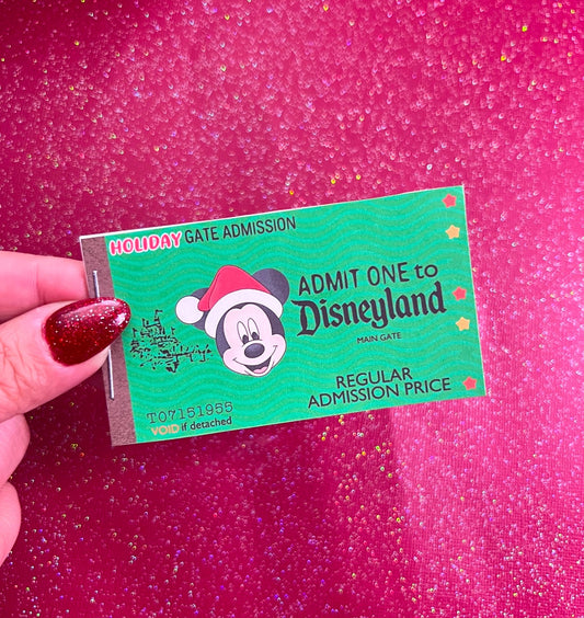 Holiday Ticket Sticker Book