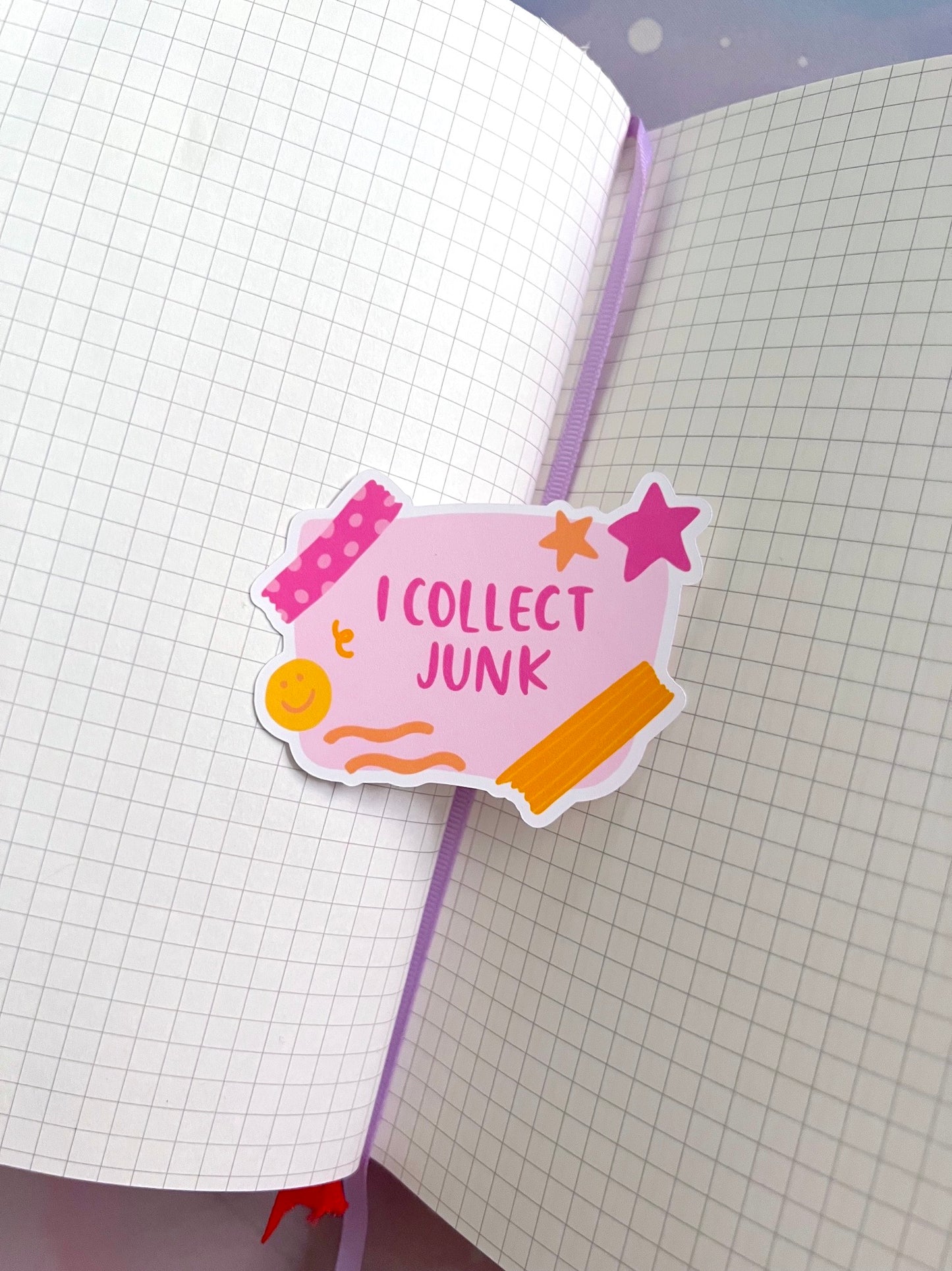 I collect Junk / Die Cut Sticker