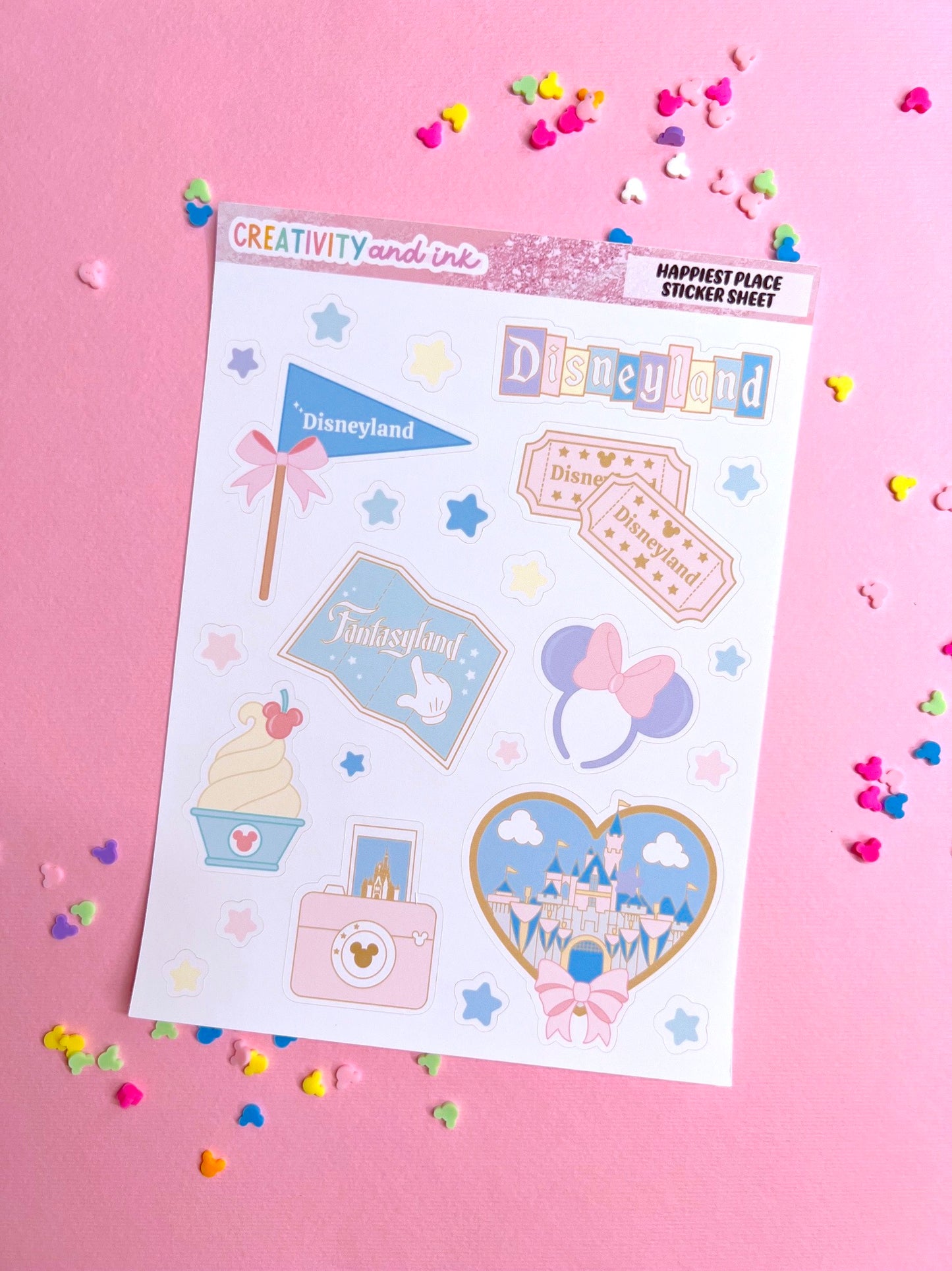 Happiest Place / Sticker Sheet