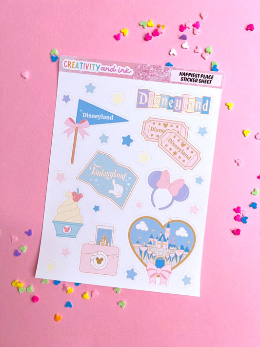 Happiest Place / Sticker Sheet