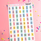 Marquee Letters Sticker Sheet
