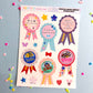 Magical Award Ribbons / Sticker Sheet