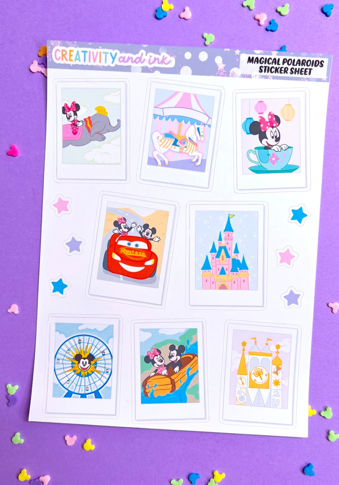 Magical Polaroids / Sticker Sheet