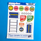 Vintage Video / Sticker Sheet