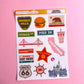 California / Sticker Sheet
