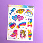 Neon Nostalgia / Sticker Sheet
