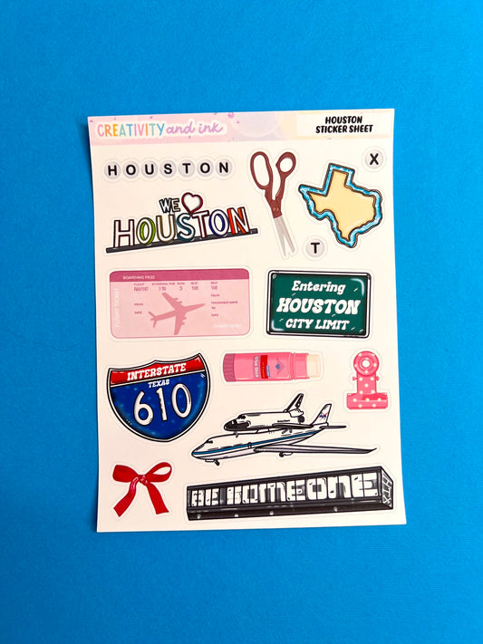 Houston / Sticker Sheet