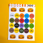 Burger Choices / Sticker Sheet