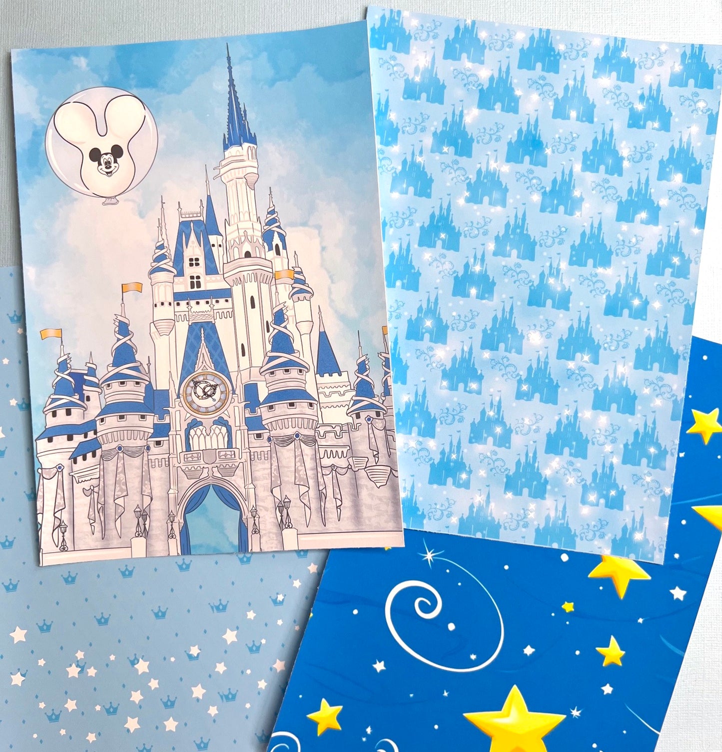 WDW Park / FULL PAGE Sticker Paper Pack)