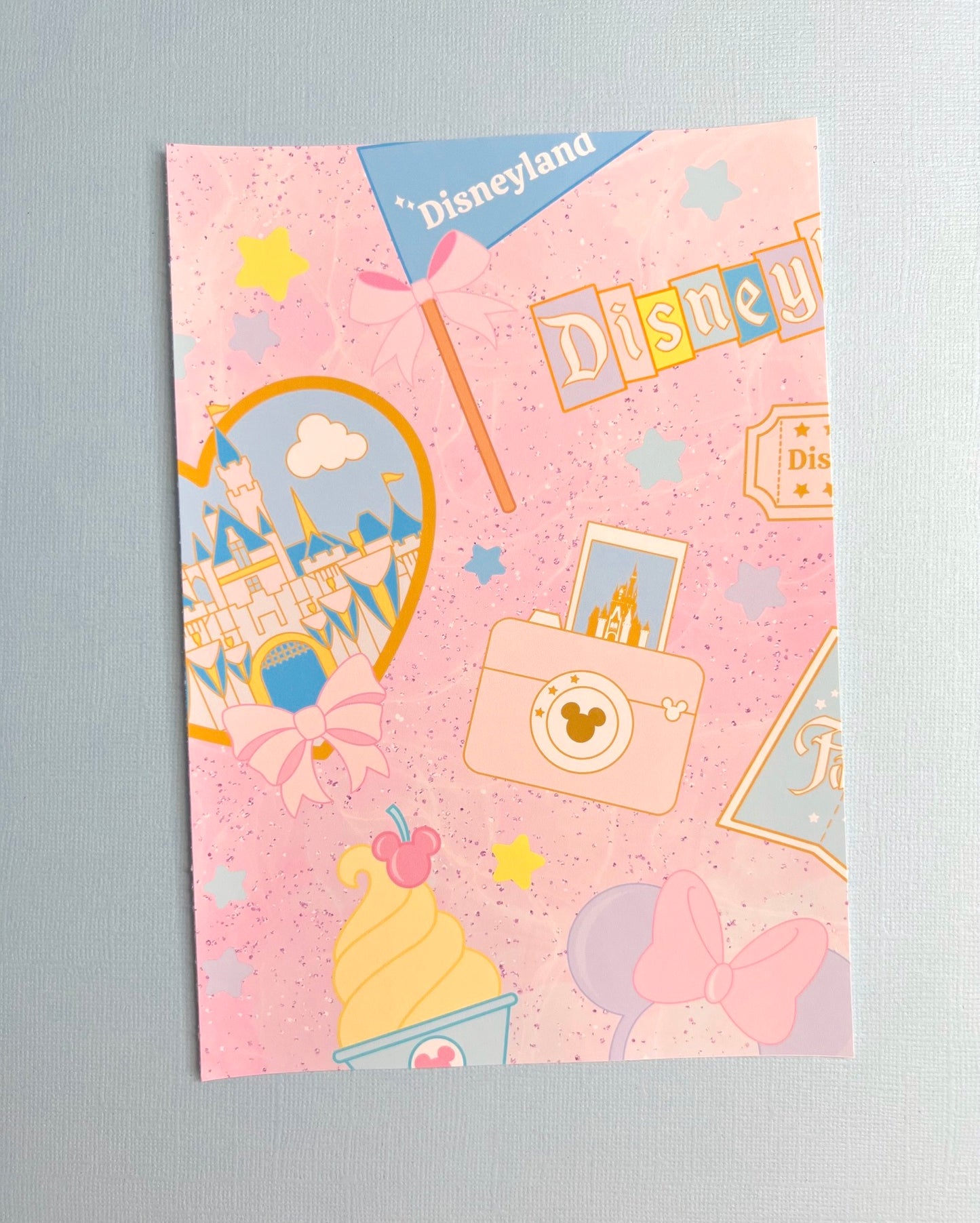 Happiest Park FULL PAGE Sticker Paper (6x9)