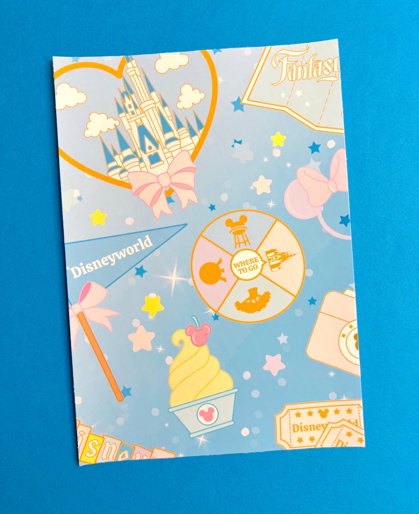 Magical Park FULL PAGE Sticker Paper (6x9)