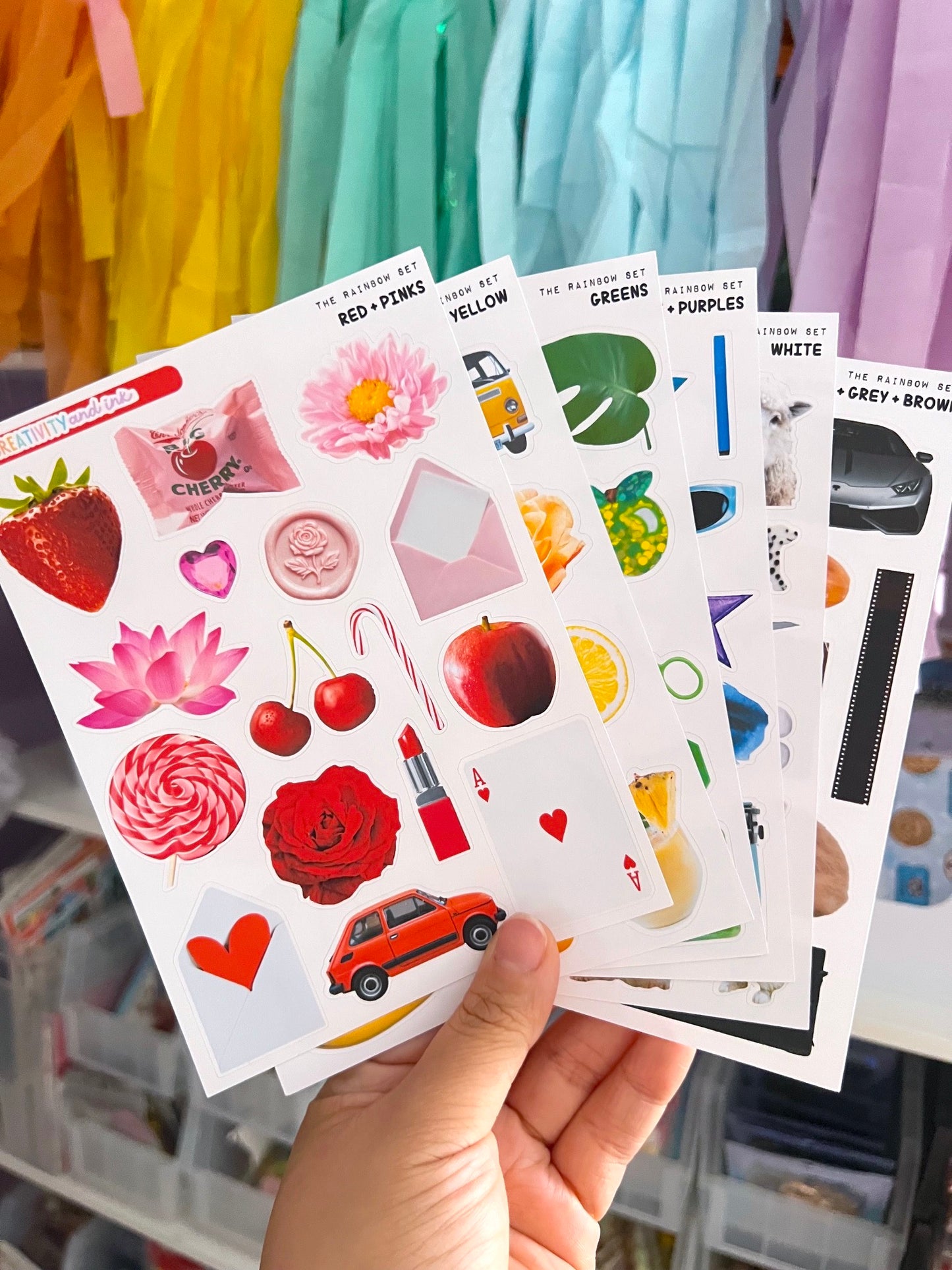 Rainbow Sticker SET