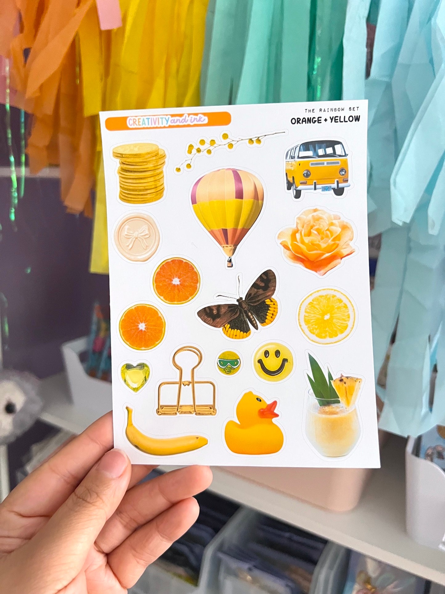 Rainbow Sticker SET