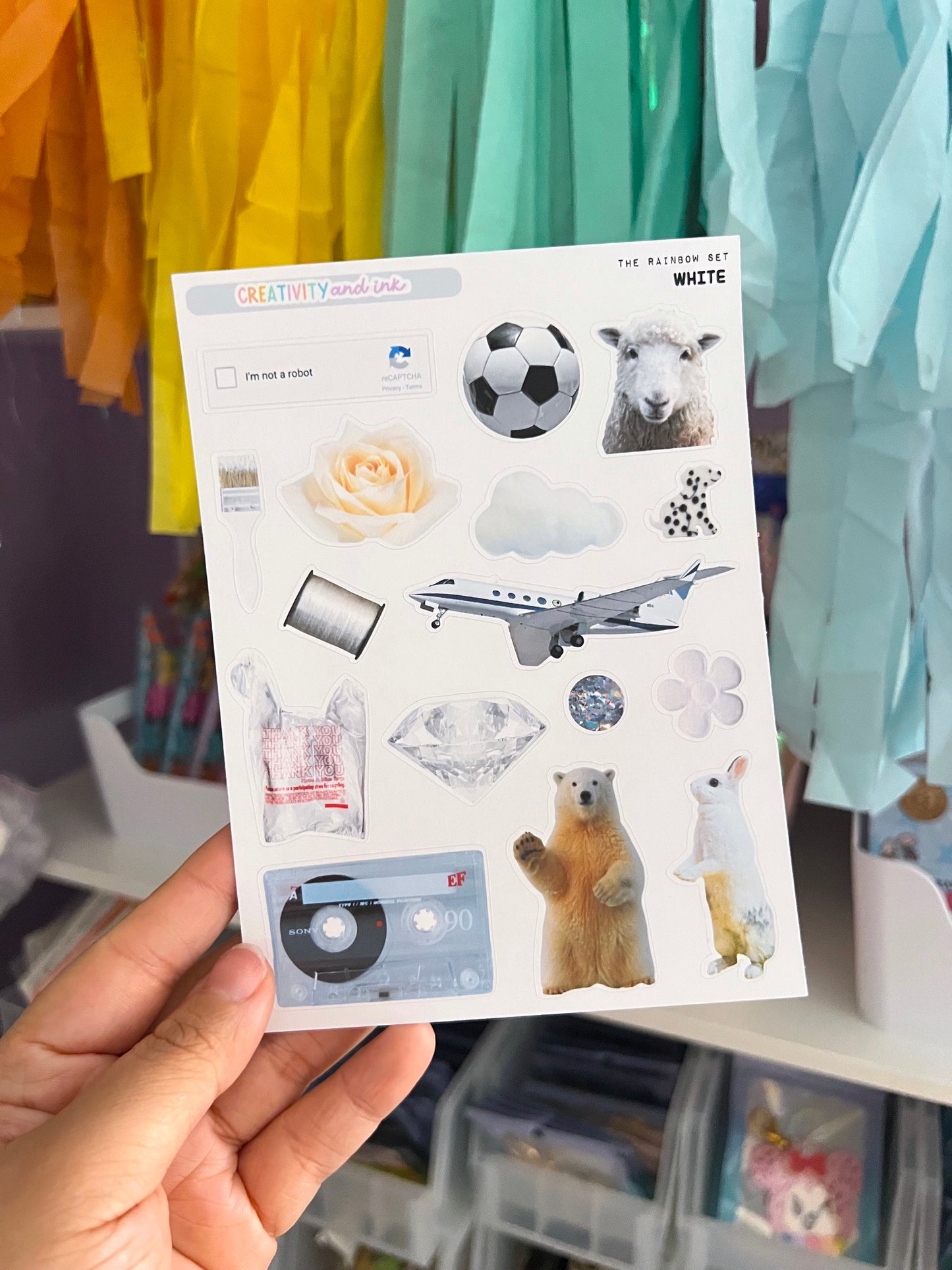 Rainbow Sticker SET