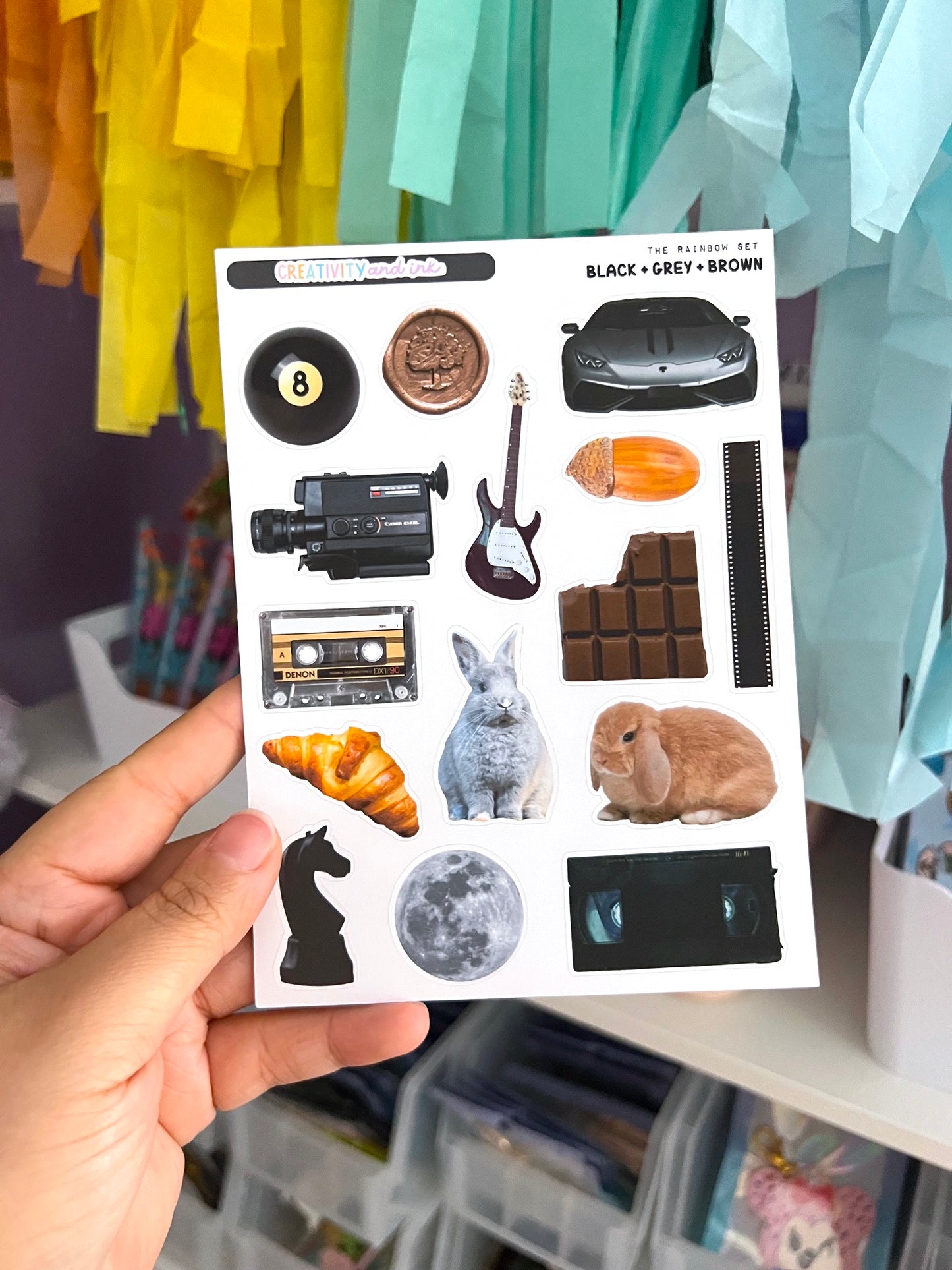 Rainbow Sticker SET