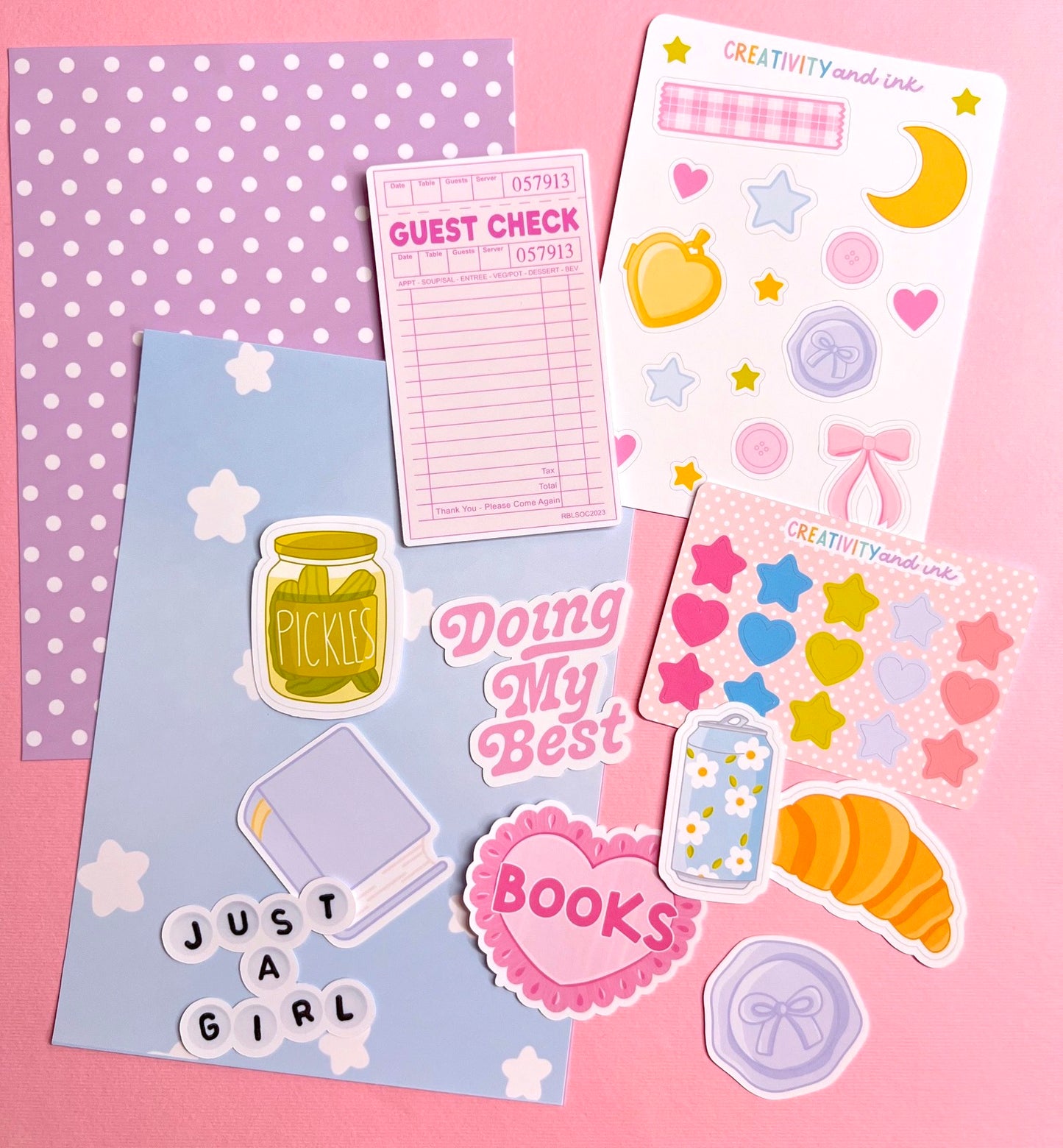Just a Girl / Junk Journal Kit
