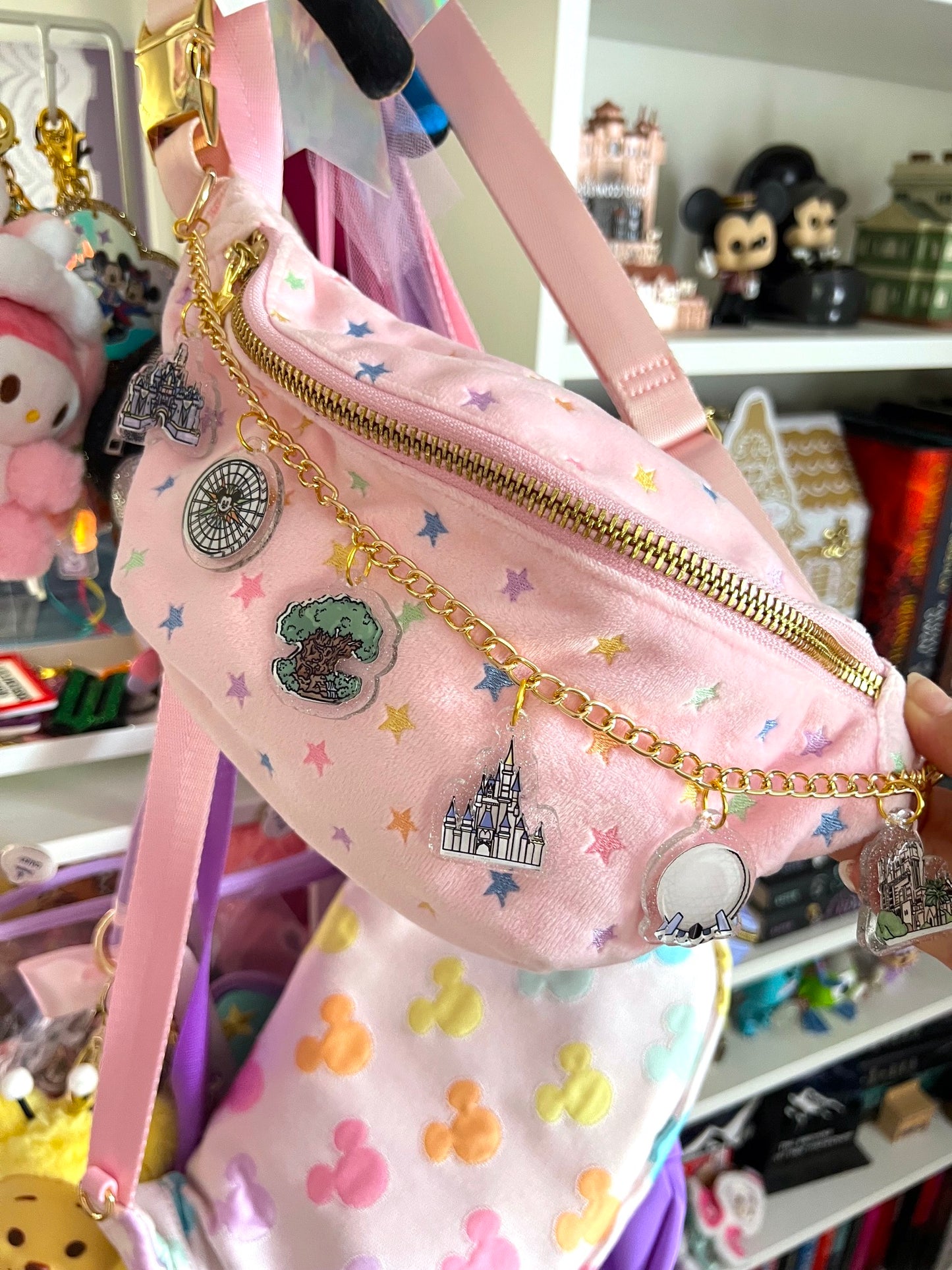 Coast to Coast Large Acrylic Bag Chain