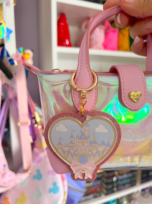 Pink Castle - Bag Charm / Keychain (PRE-SALE)