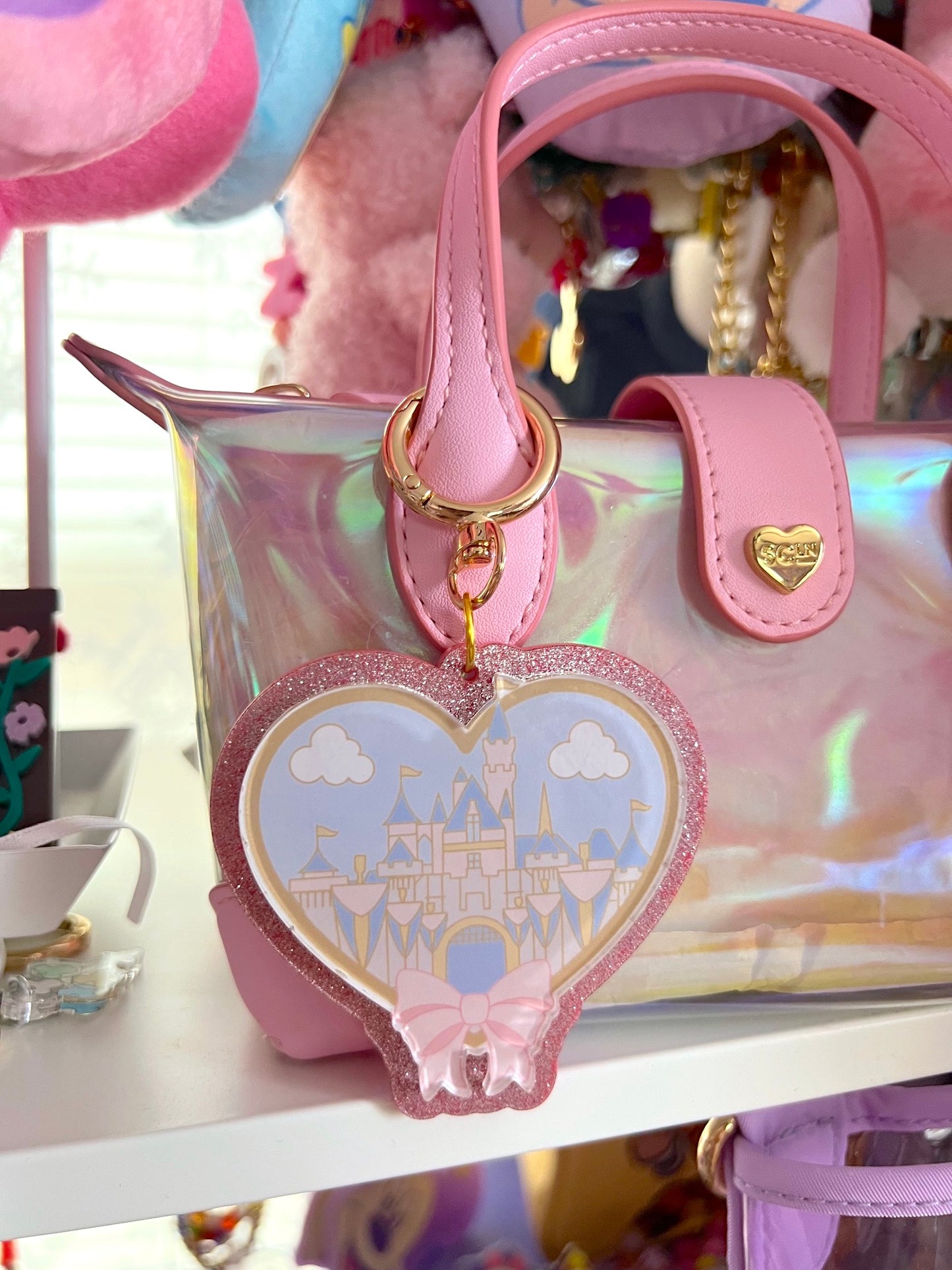 Pink Castle - Bag Charm / Keychain (PRE-SALE)
