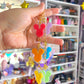 Pastel Balloons Large Acrylic Bag Chain
