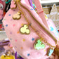 Mouse Head (GOLD GLITTER) Large Acrylic Bag Chain