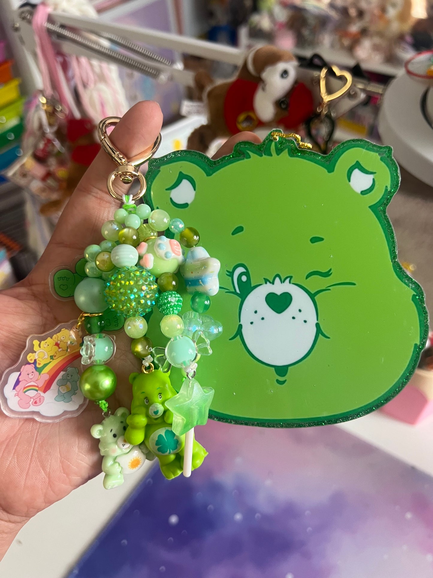 "Duo" Journal / Bag Charm - CB Green