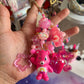 Handmade Fancy & Chunky Beaded Bag Charm - #6