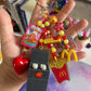 Handmade Fancy & Chunky Beaded Bag Charm - #9