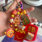 Handmade Fancy & Chunky Beaded Bag Charm - #10