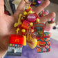 Handmade Fancy & Chunky Beaded Bag Charm - #12